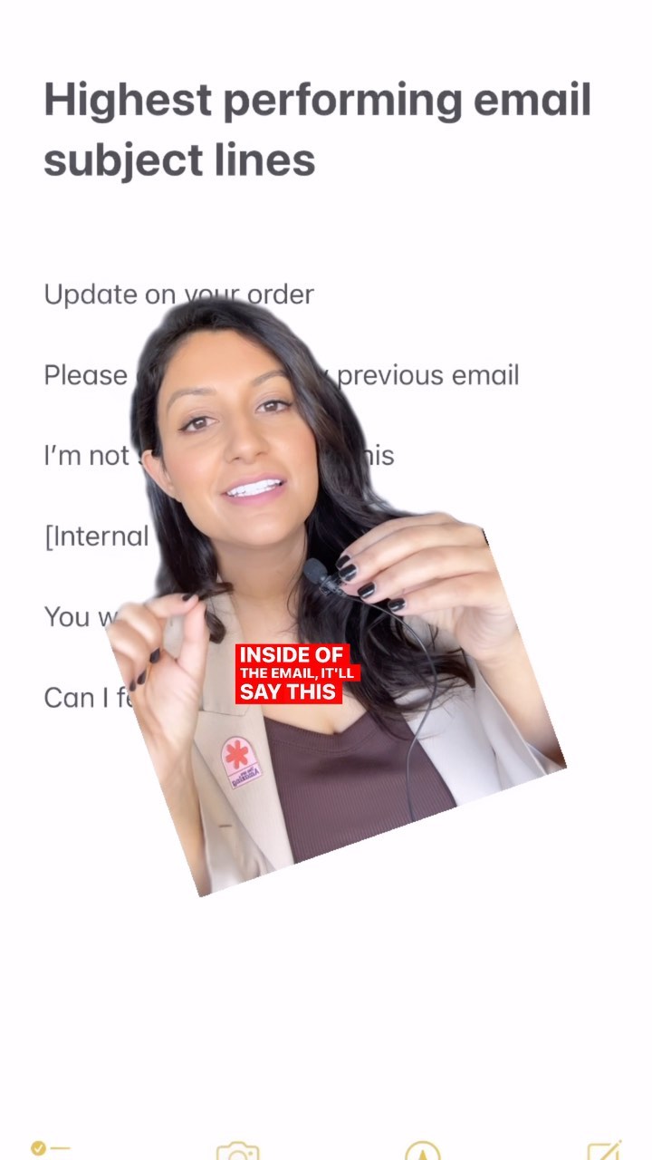 Five email subject lines that get over 72% open rates