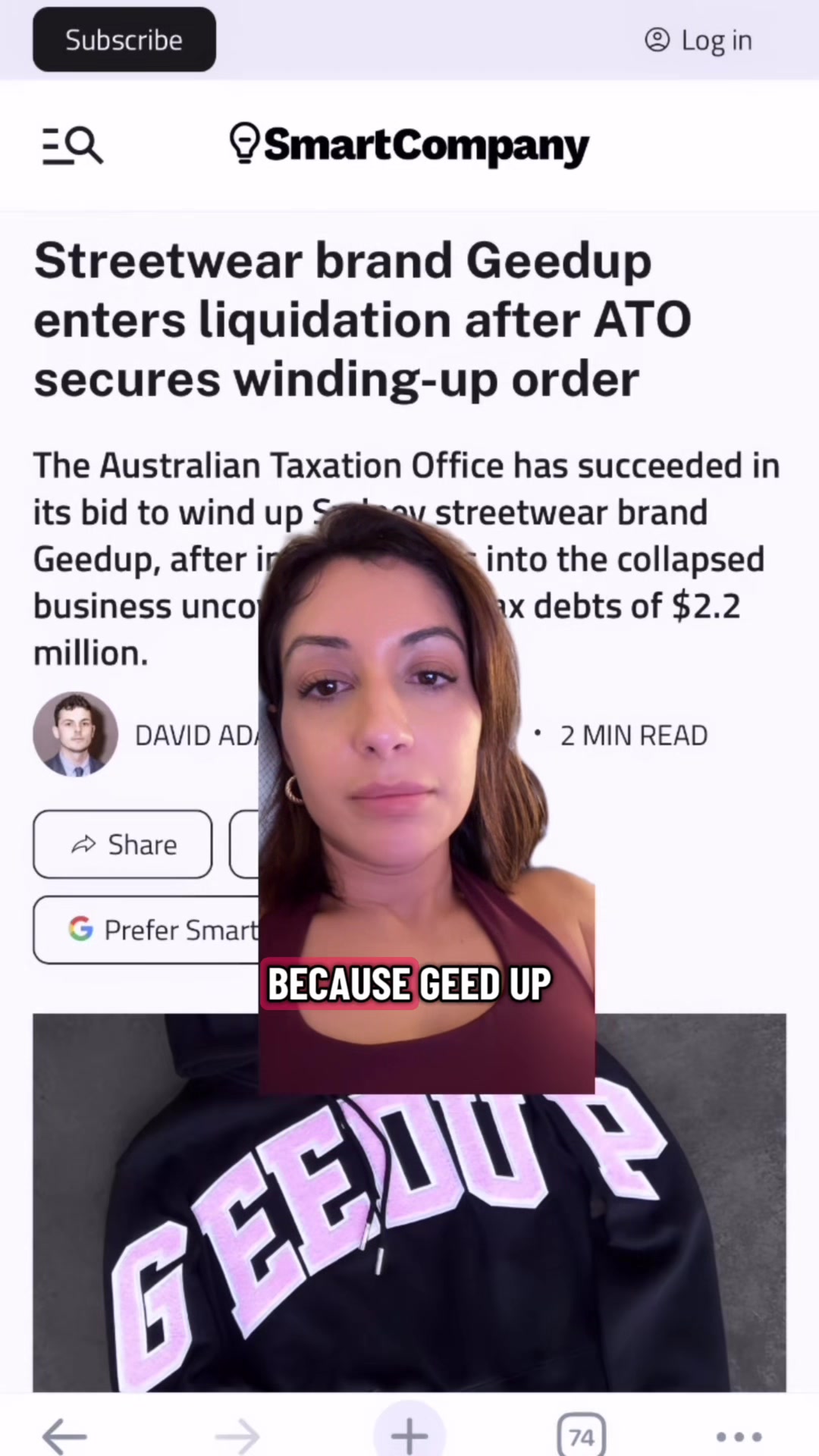 How GEEDUP's liquidation happened after unpaid ATO debt