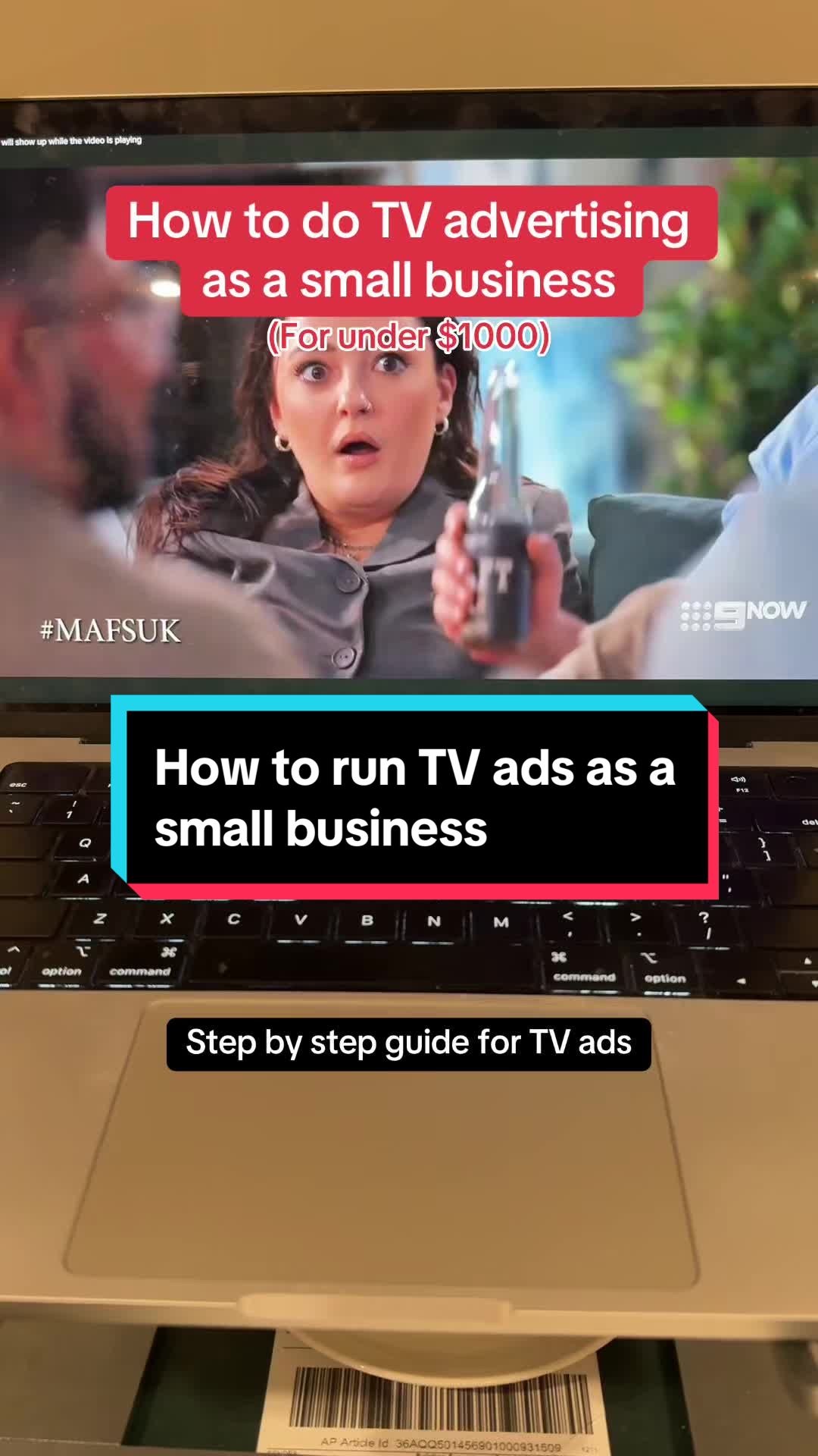 Step-by-step guide to running a TV ad for under $1,000