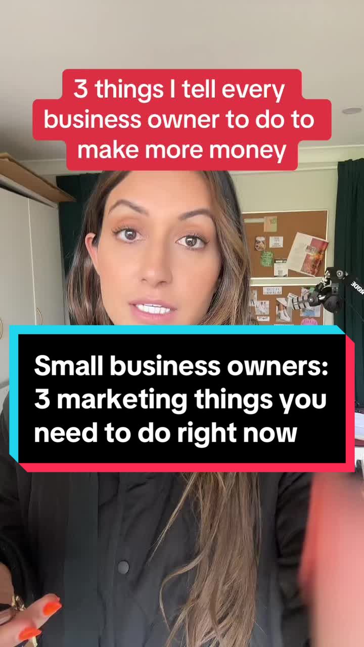 Three marketing moves that reliably drive small business sales