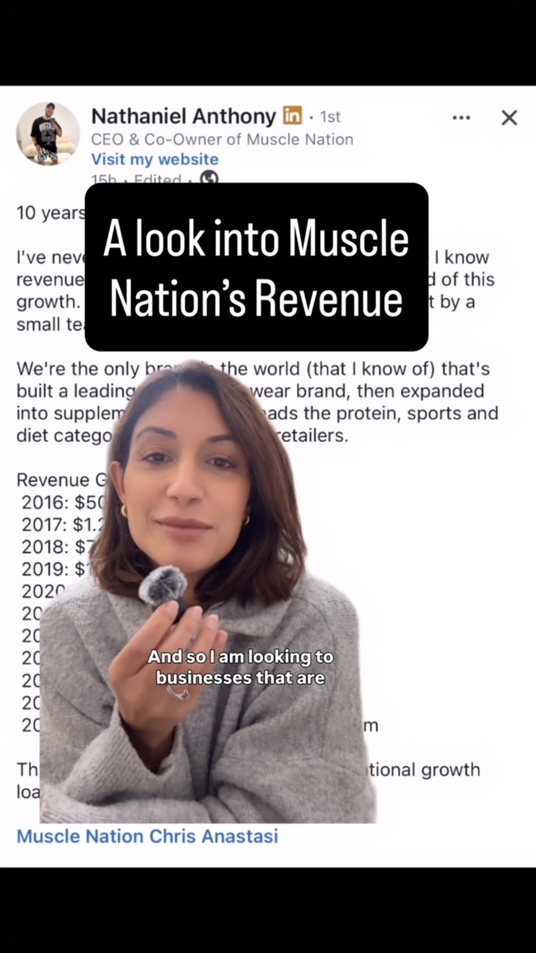 What Muscle Nation's revenue growth from $500k to $300m teaches